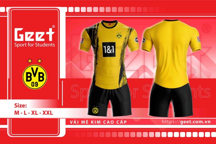 Bộ áo bóng đá Dortmund 2022 - 2023